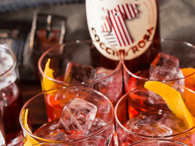 Retete cocktailuri cu vermut Cocchi: Negroni, King Negroni si Perfect Spritz