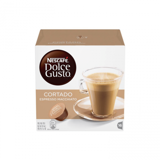 Nescafe Dolce Gusto Cortado Espresso Machiato 16 Capsule 100.8g