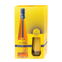 Metaxa 5* 0.7L - Cutie 2 pahare