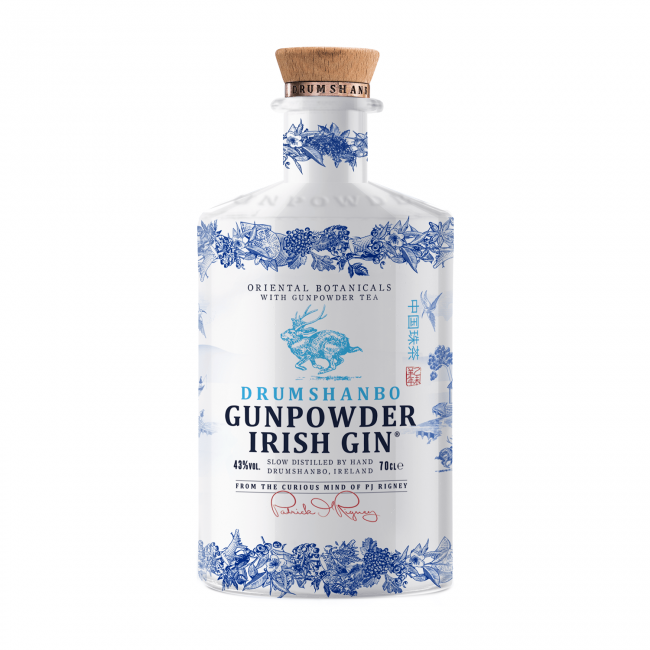 Drumshanbo Gunpowder Irish Gin 0.7L Ceramic Bottles