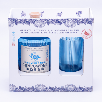 Drumshanbo Gunpowder Irish Gin 0.7L - Cutie cu pahar