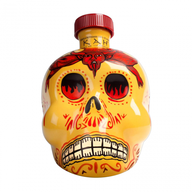 Kah Reposado Skull Tequila 0.7L