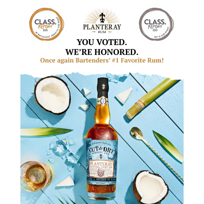 Planteray Cut and Dry Coconut Rum 0.7L SGR Planteray Cut and Dry Coconut Rum 0.7L SGR