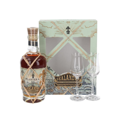 Planteray Rum Sealander 0.7L SGR + 2 pahare