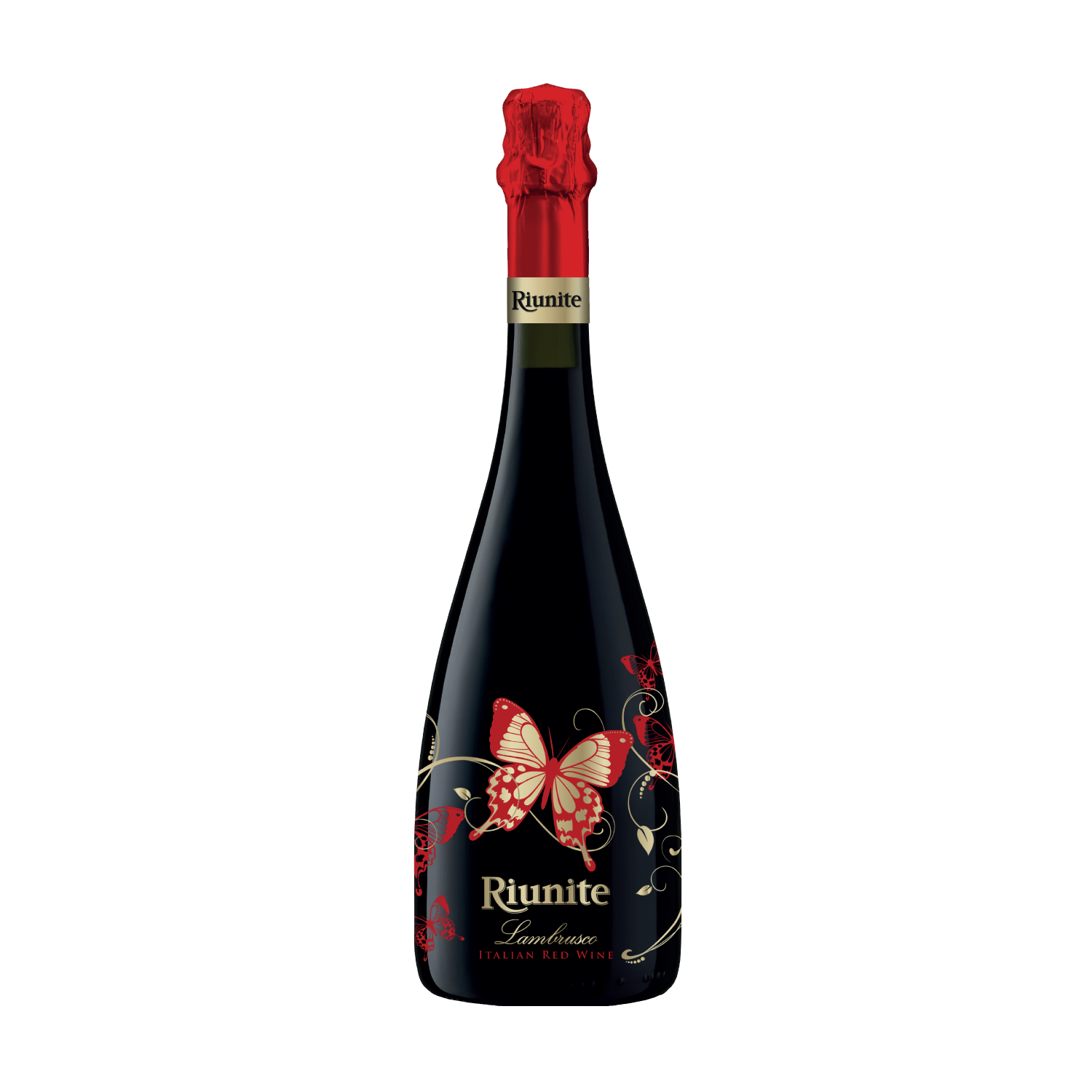 Riunite Butterfly Lambrusco Rosu 0.75L SGR
