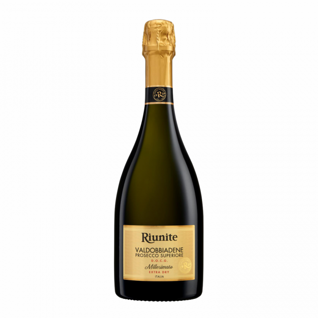 Riunite Valdobbiadene Prosecco Superiore DOCG Millesimato Extra Dry 0.75L SGR