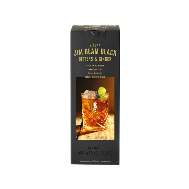 Jim Beam Black Label 0.7L SGR - Cutie 1 pahar Jim Beam Black Label 0.7L SGR - Cutie 1 pahar