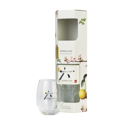 Roku Gin 0.7L SGR - Cutie cu pahar 