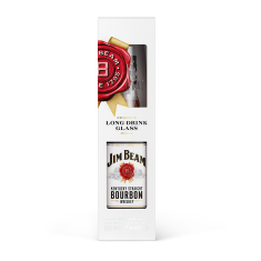 Jim Beam White 0.7L SGR - Cutie cu pahar