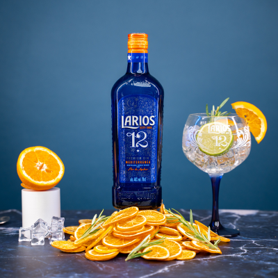 Larios 12 Gin 0.7L - Cutie cu pahar