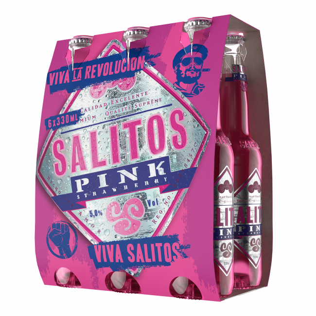 Salitos Pink 0.33L 4X6 Pack
