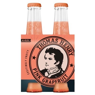 Thomas Henry Pink Grapefruit 0.2L 4Pack SGR