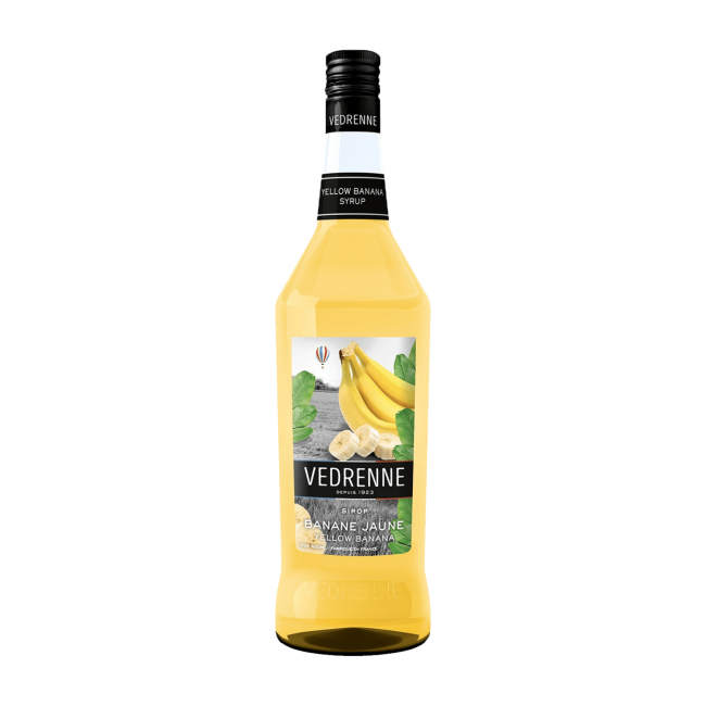 Vedrenne Syrup Yellow Banana 1L