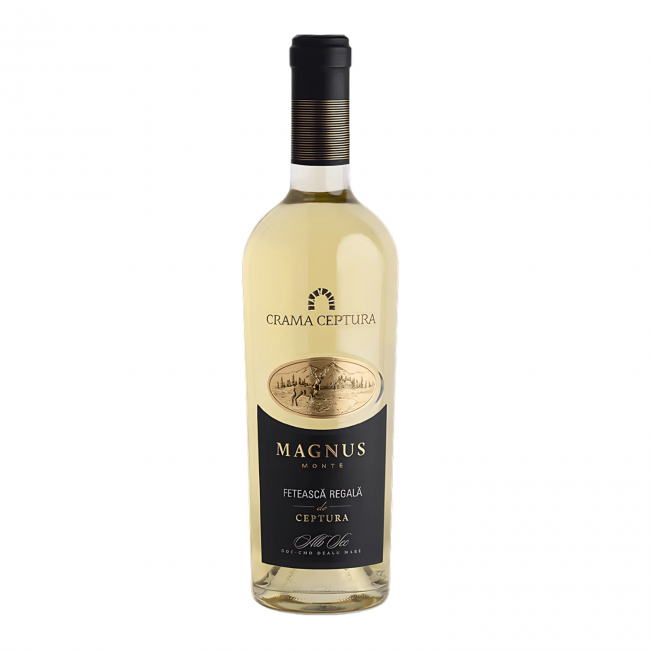 Ceptura Cervus Magnus Monte Feteasca Regala 0.75L SGR Vin Alb Sec Ceptura Cervus Magnus Monte Feteasca Regala 0.75L SGR Vin Alb Sec