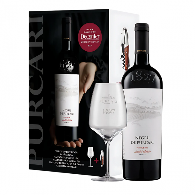 Negru de Purcari 0.75L SGR Vin Rosu Sec Cutie cadou Negru de Purcari 0.75L SGR Vin Rosu Sec Cutie cadou
